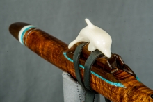 Koa Native American Flute, Minor, High E-5, #J17K (10)
